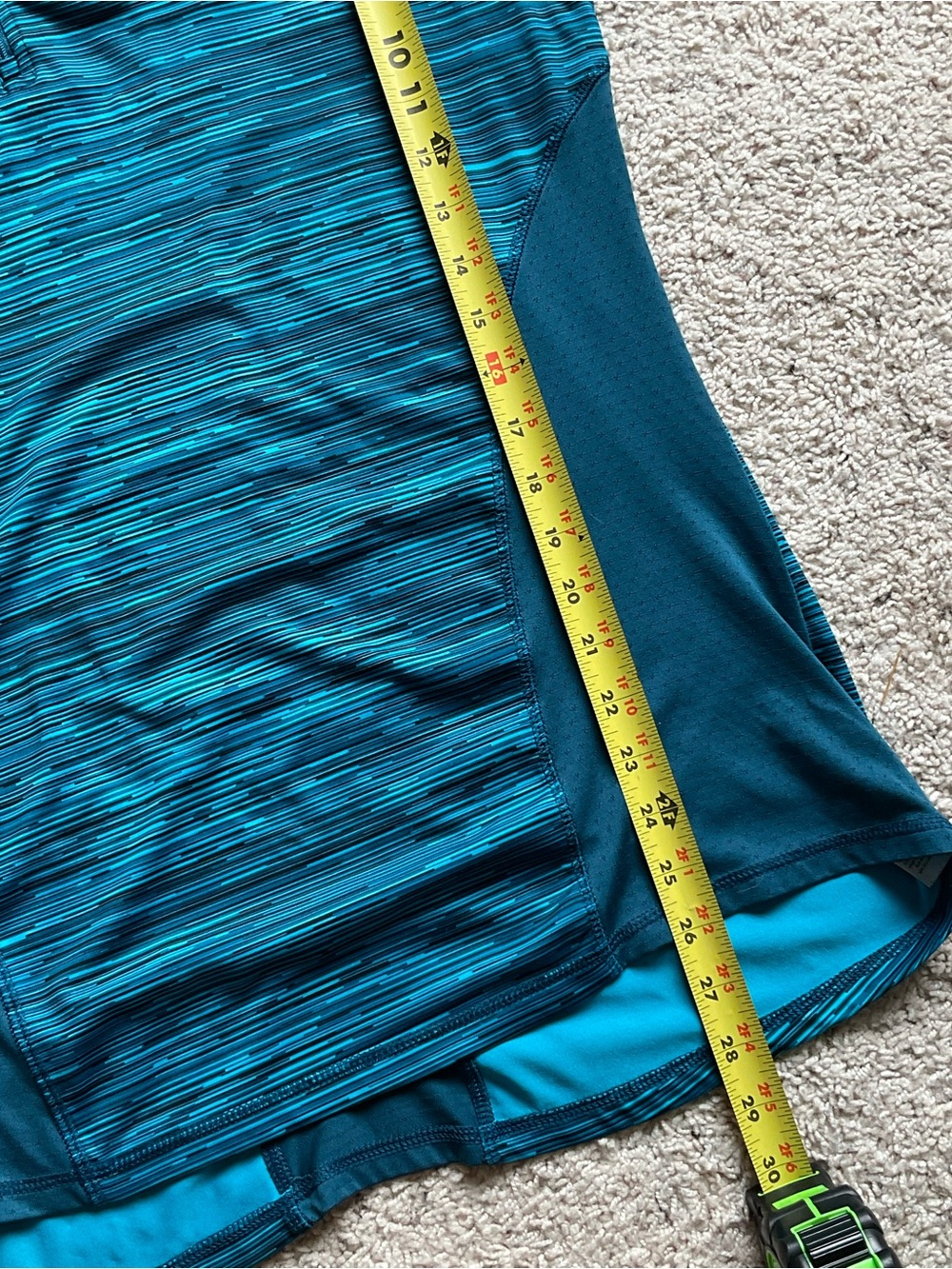 Champion Teal & Aqua Quarter-Zip Long Sleeve Sweatshirt women’s L - Picture 7 of 8